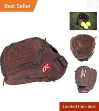 Player Preferred 12.5" Adult Baseball/Softball Glove - Durable Leather, Left ...