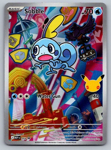 Pokémon TCG Mega Evolutions Promo Sobble 054 Holo Nm