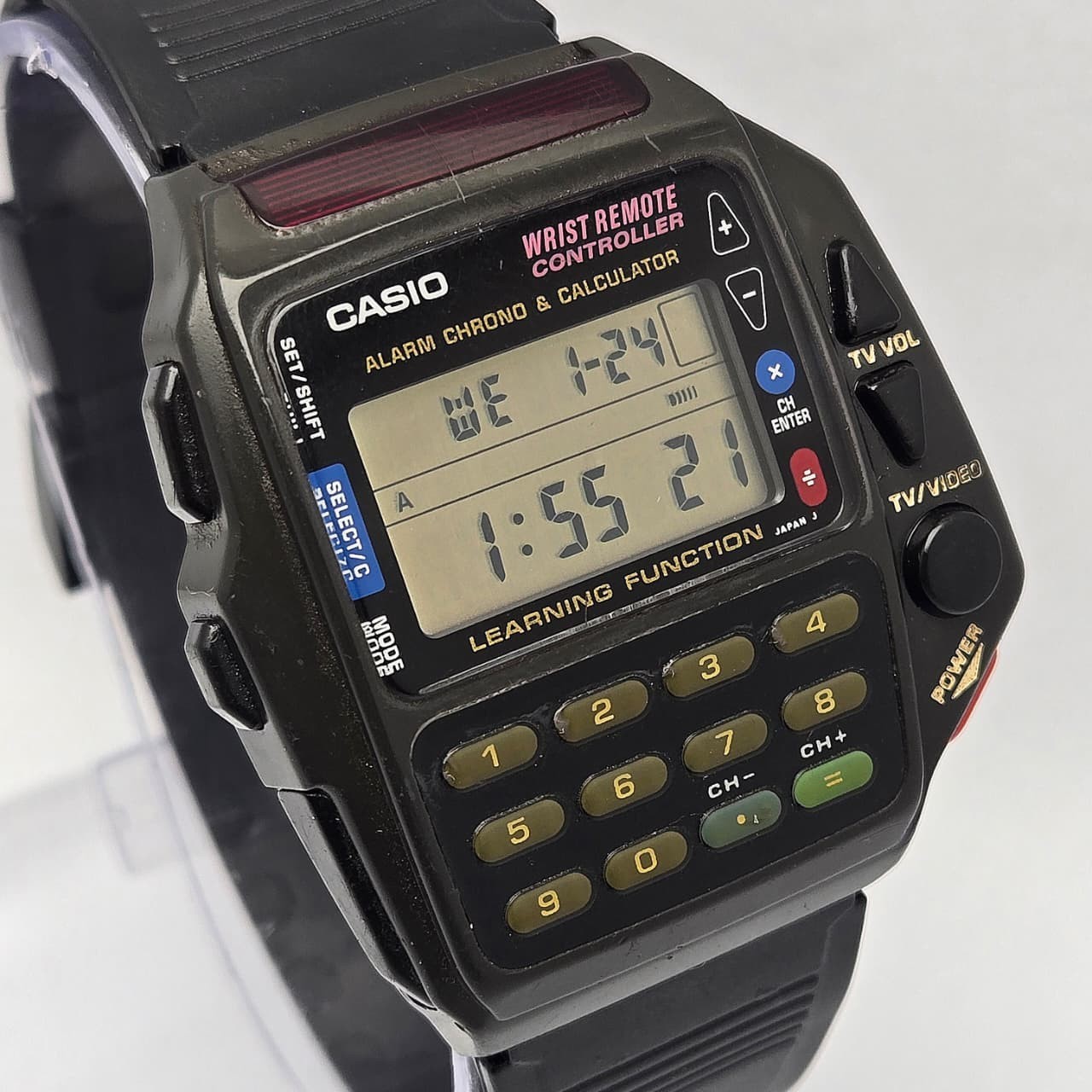 Digital Quartz Remote Casio Control 1175 Watch CMD-40 Vintage Wrist Wristwatch - vintagewatches.pk