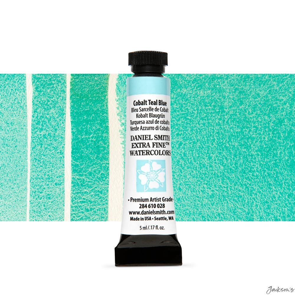 Daniel Smith Watercolour Paint Tube 5ml Cobalt Teal Blue PG50 For Artists