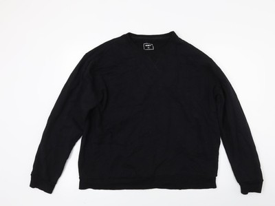 Schwarzer Pullover Sweatshirt Damen UK Größe XL Pep & Co