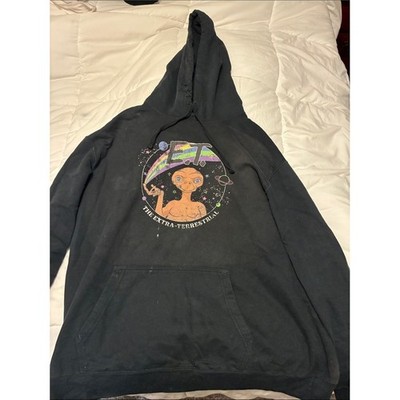 E.T. The Extra-Terrestrial Black Graphic Hoodie