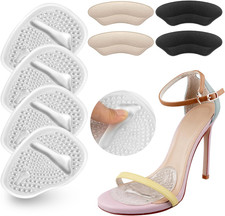 Metatarsal Pads Ball of Foot Cushions, Heel Inserts for Women, Foot Pain High He
