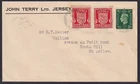 1d Jersey Wartime Stamps On First Day Cover(211)
