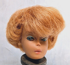 Vtg BARBIE BUBBLE CUT 60s HEAD ONLY Good Condition No Green or Splits Strawberry