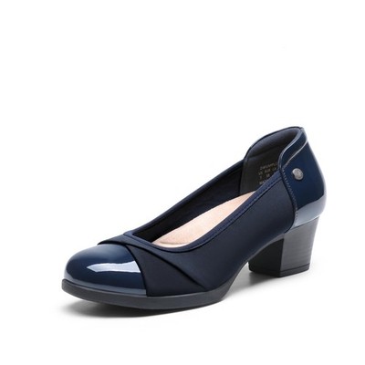 Chunky Heel Pumps for Women: Comfortable Work Dress Shoes, Navy, Size 8 | eBay Chunky Heel Pumps for Women: Comfortable Work Dress Shoes, Navy, Size 8 | eBay