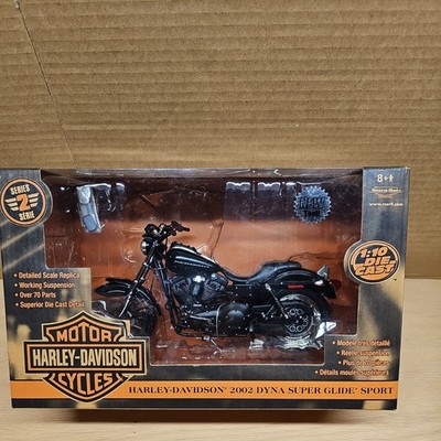 2002 Harley Davidson Dyna Glide Sport 1:10  Ertl American Muscle Series 2
