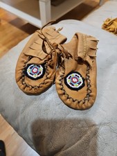 Vintage Child's Beaded Baby Moccasins