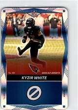 2025 Uno Elite NFL  Alt Jerseys   Foil  Blue  Kyzir White