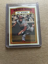 1972 Topps - In Action Wilbur Wood #554