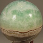 2.7" Blue CARIBBEAN CALCITE Aragonite Sphere w/ Stand– Afghanistan - 69mm - 1 lb — photo 6