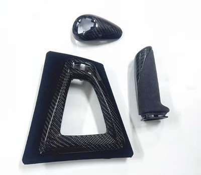 3x BMW M Performance Handbremse Wählhebel Blende Carbon M3 M4 F80 F82 F83 Tuning
