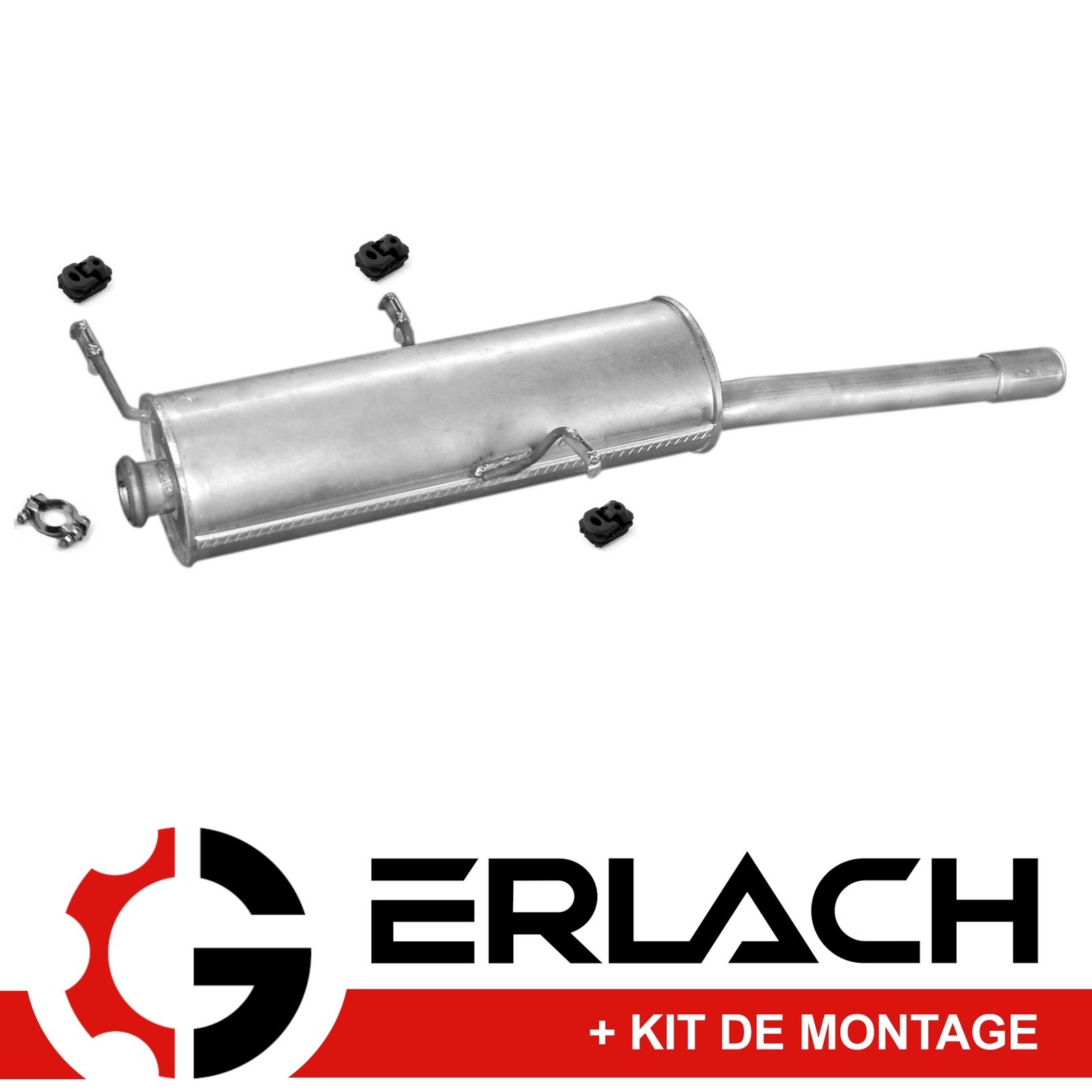 Silencieux arrière Citroën Xsara Break 1.4i anti-corrosion pour contrôle technique