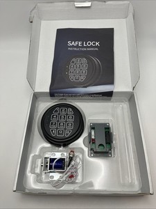 Electronic Safe Lock Replacement Keypad with Solenoid Lock Fit Safe Box and More