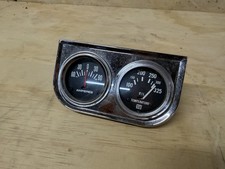 Stewart Warner Gauge Cluster Set Oil Temperature Amperes Stewart Warner Gauge Cluster Set Oil Temperature Amperes