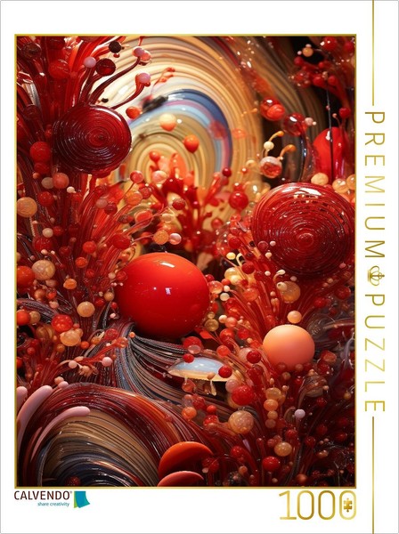 Calvendo Puzzle Sphere Growth - Organic Shape From Glass | 1000 Pieces, Finished-image
