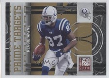 2009 Donruss Elite Prime Targets Gold 673/899 Reggie Wayne #5 0a1