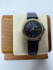 Berenger Moon Phase Black Dial  Gold Watch 25...