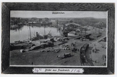 Ansichtskarte Postkarte AK FELDPOST DÜNKIRCHEN SOMME 15. Reserve - Division 1916