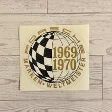 196970 Marken Weltmeister Porsche World Champion Historic Motor Racing Sticker 196970 Marken Weltmeister Porsche World Champion Historic Motor Racing Sticker