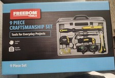 FREEDOM TOOL SET - 9 PIECE TOOL SET / CORDLESS DRILL/ROTARY/OSCILLATING - NEW