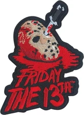 Patch - C&D Visionary - Friday the 13th Logo 2.8"x3.6" Iron-On Embroidered Movie