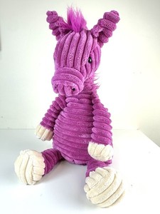 Jellycat 16" Pony Horse Cordy Roy Pansy Pink Magenta Corduroy Lovey Plush Doll