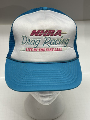 Vintage Authentic Original NHRA Drag Racing Life in the Fast Lane Snapback Hat