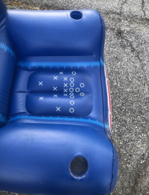 Miller Lite Beer NFL Giant Inflate Blowup ESPN Football Chair