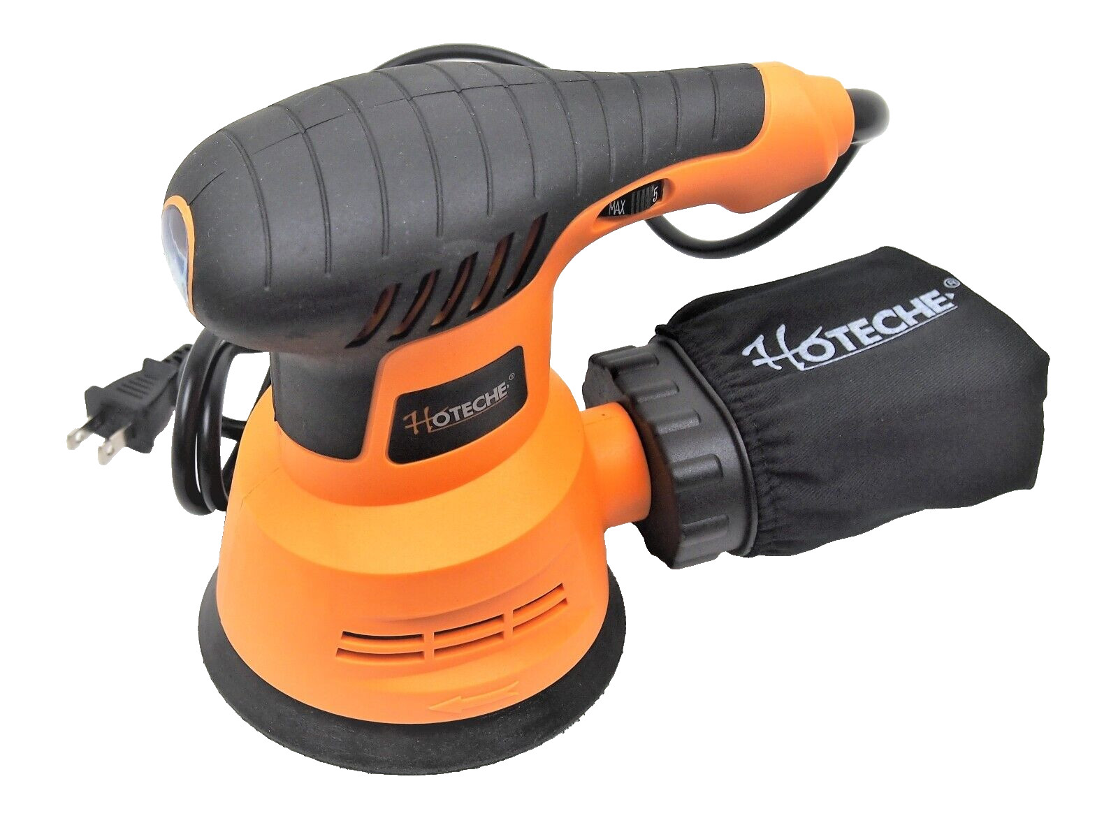 HOTECHE Rotary Random Orbital Palm Sander 5 in. Variable Spe
