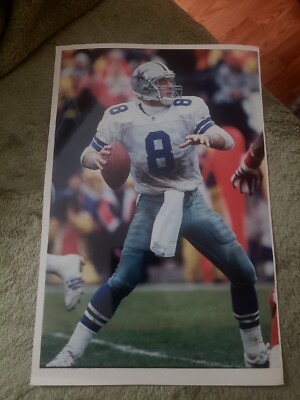 1990S DALLAS COWBOYS QUARTERBACK TROY AIKMAN 8 X 12 TYPE 1 PHOTO