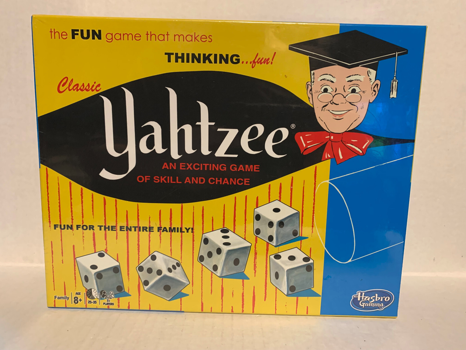 Yahtzee Classic Edition by Hasbro Vintage Game Box 2017 Edition - New/Sealed