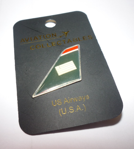 US AIRWAYS USA - Tail Fin Lapel Pin by Aviation Collectables NOS - Picture 4 of 4
