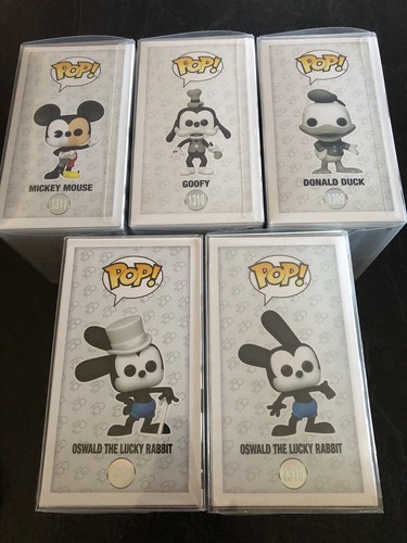 Funko. Pop! Vinyl. 100th Anniv. Mickey Mouse, Donald Duck, Oswald Chase, Pluto - Picture 3 of 5