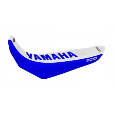 FMX White & Blue Series Seat Cover for Yamaha XT 660X 660R 2004/14 - FREE Ship