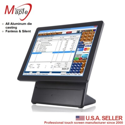 Cash register POS touch computer all in one I5/8G/128G/15