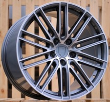 Llantas 4X 20" 5X130 Estilo GTS 9.5J + 11J Gris para Porsche Panamera Taycan