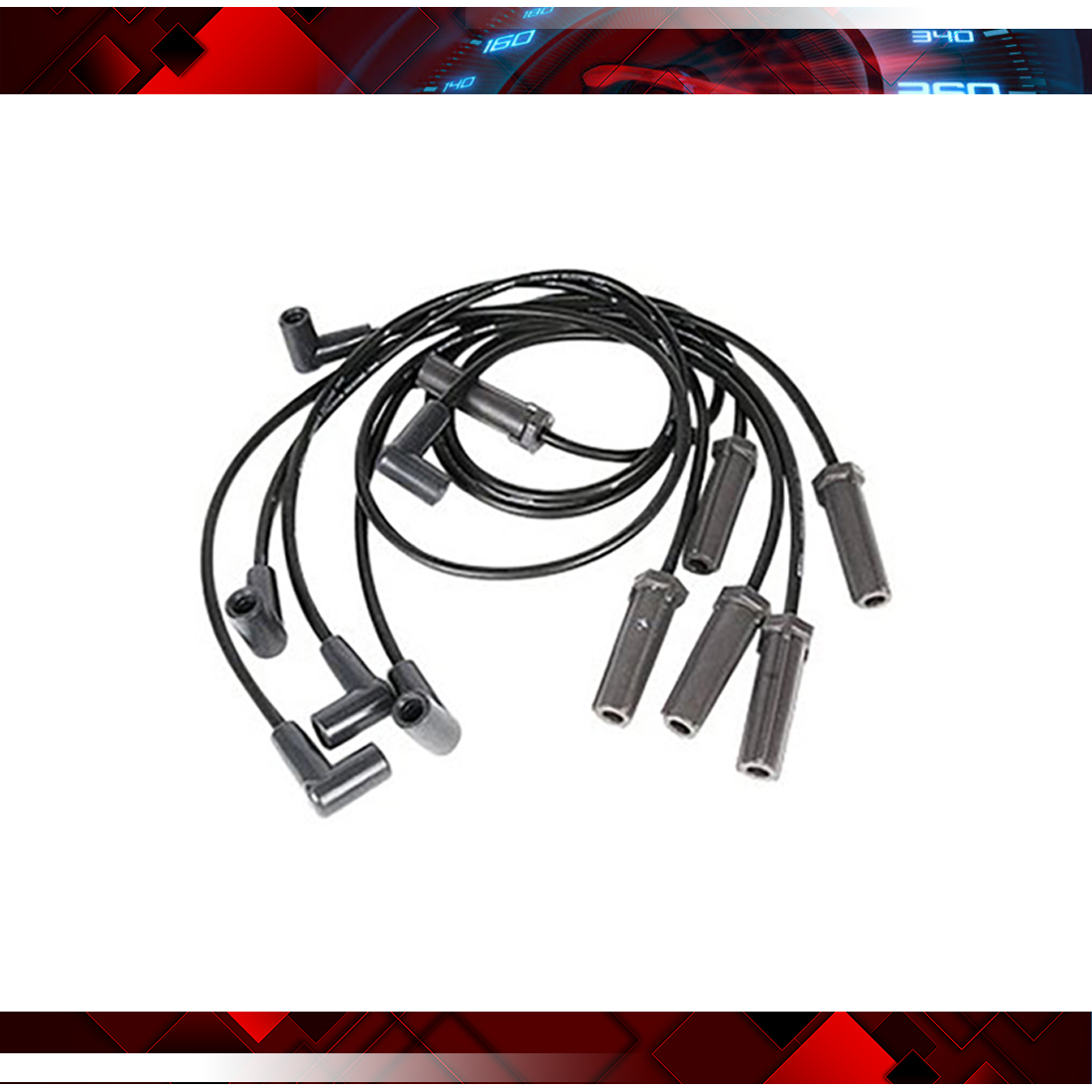 ACDelco 746DD Spark Plug Ignition Wire Kit For Buick Olds Pontiac