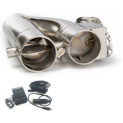 2.5 E Cut Out Valve Universal Patented 2"/2.5''/3" Double Valve Electric Exhaust Cut Out Valve Exhaust Pipe Muffler Kit With Wireless Remote Control - Price History & Review | AliExpress Seller - Foto 7