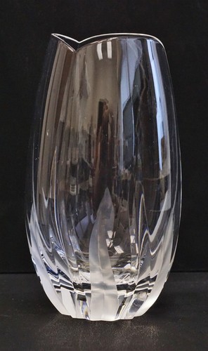 MIKASA Flame D'Amore Crystal Frosted Flower Vase 5.5"
