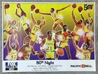 LA LAKERS "80's NIGHT AT THE GREAT WESTERN FORUM" April 3 1999 - RARE POSTER