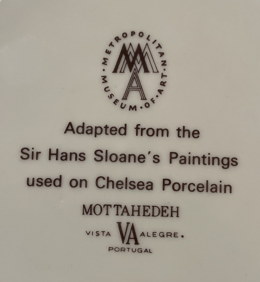 Mottahedeh Exotic Plant Plate 8 1/4” Portugal eBay