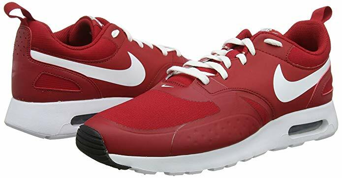 Nike Men’s Aix Max Vision Athletic Running Shoe Size 13 Color: Gym Red/White-bla