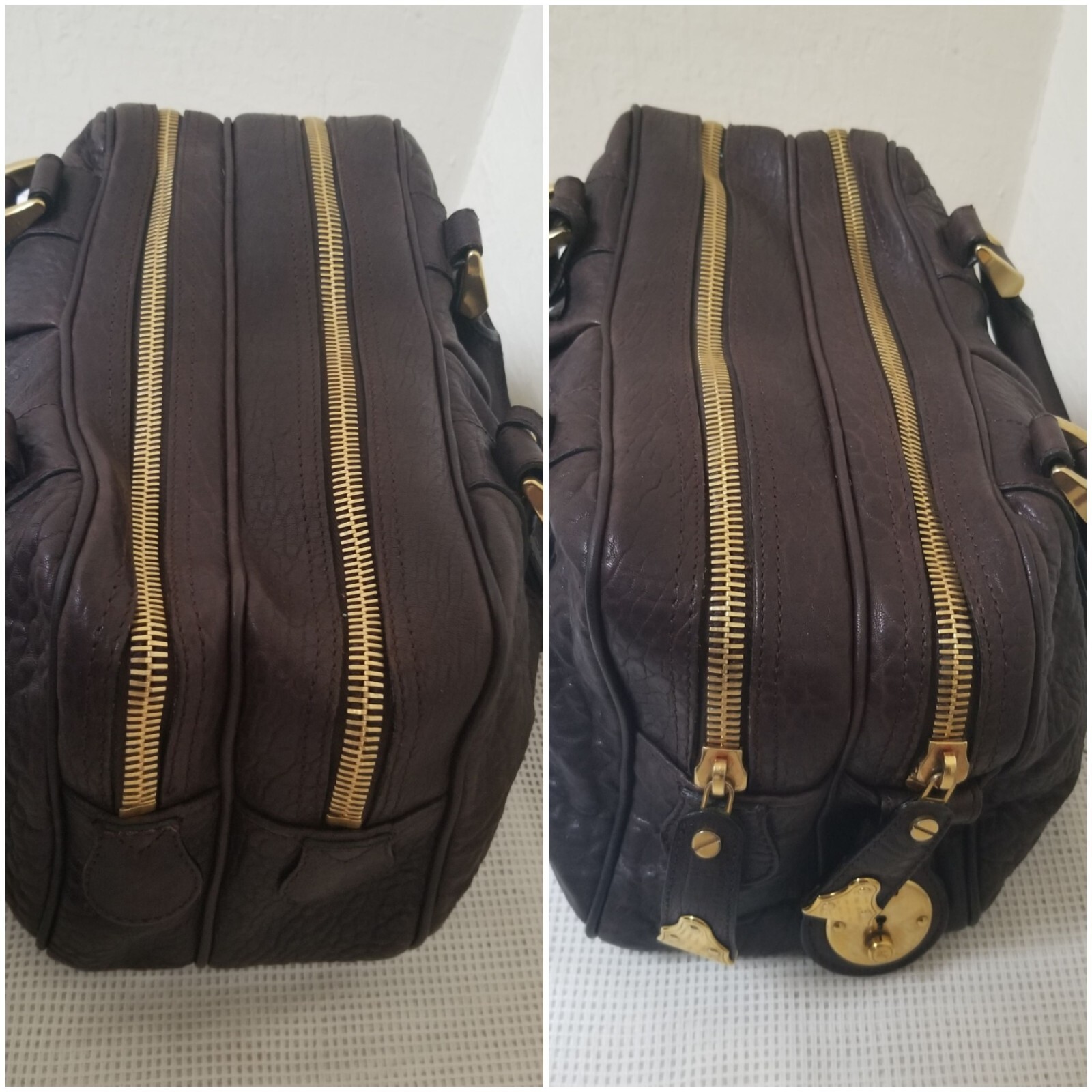 Burberry Leather Handbag With Authenticity Card Satchel eBay