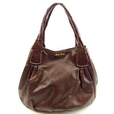 miumiu Tote bag Brown Woman unisex Authentic Used Y5576 | eBay miumiu Tote bag Brown Woman unisex Authentic Used Y5576 | eBay