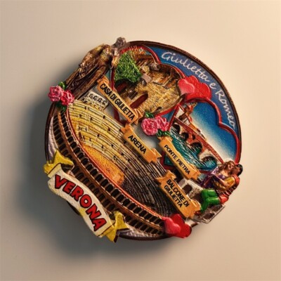 3D Venice Italy Refrigerator Magnet - Handmade Resin Travel Souvenir For Fridge Decor