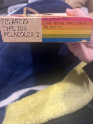 Polaroid Type 108 Polacolor 2 Land Film New Old Stock Exp 1977