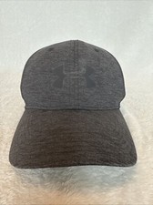 Under Armour UA Youth Ball Cap Hat Pro Fit Threadborne Stretch Fit SM/MD Black