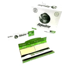 3x Afghan Hemp King Size Rolling Papers Filter Tips 3 Packs Connoisseur USA SHPD