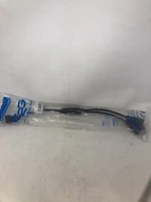 Cables to Go 1-to-2 Power Cord Splitter - Black - 14